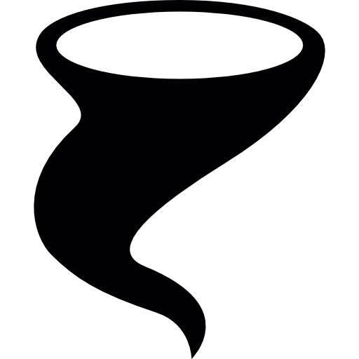 Tornado Symbol Icon Design