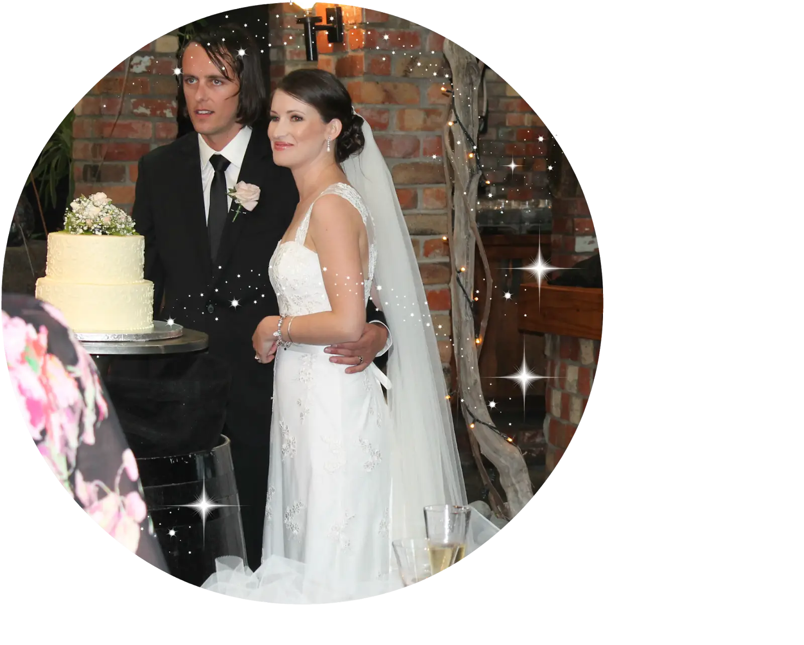 Wedding Couple on Their Special Day