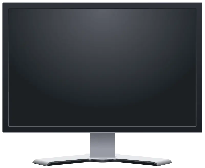 Modern Desktop Screen Illustration