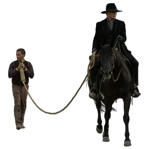Man Riding a Horse