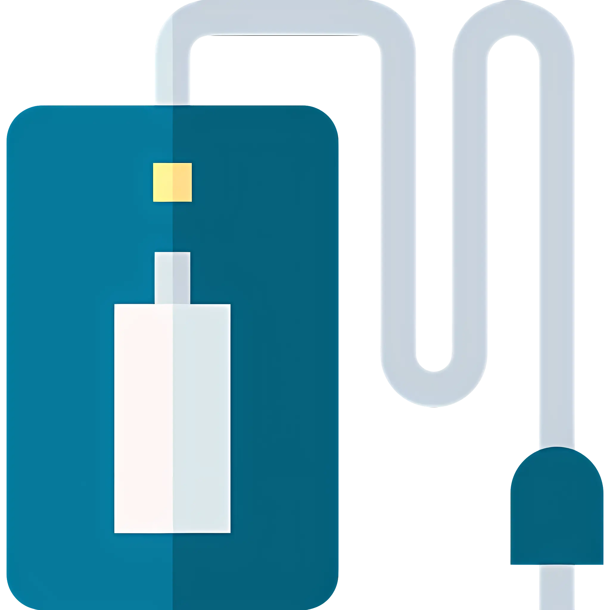 Flat Design Power Bank