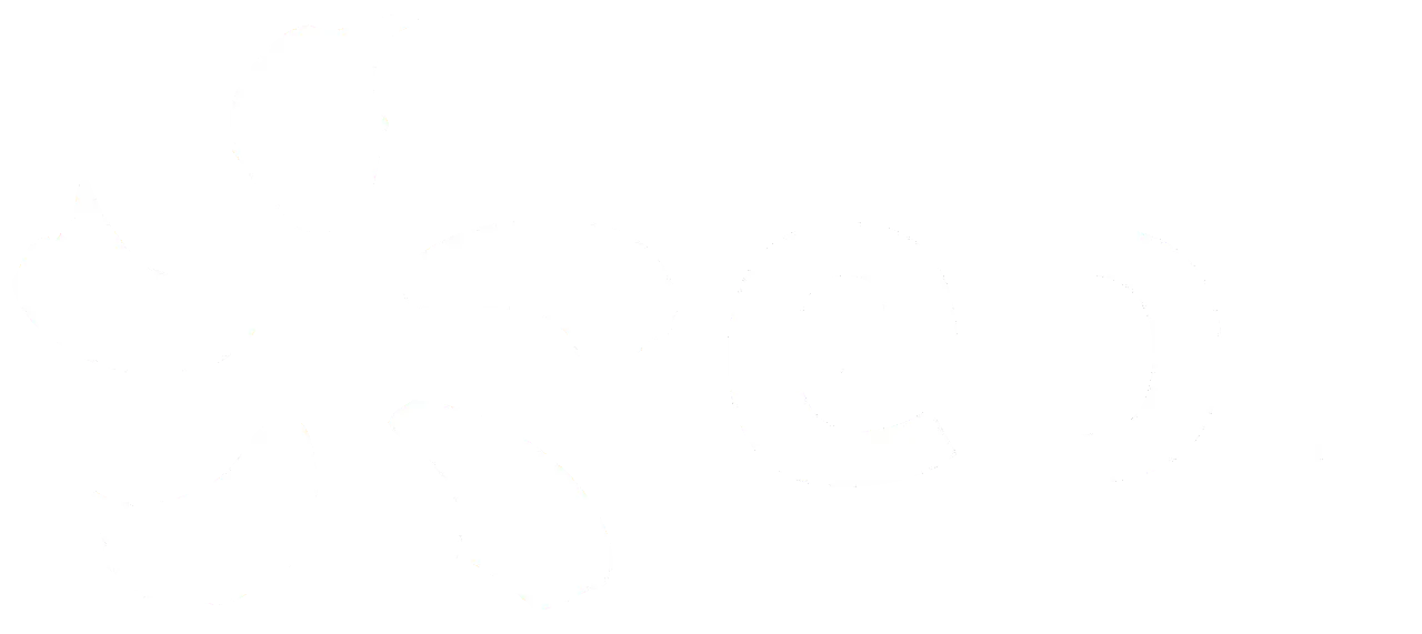 Minimal White Logo on Transparent Background