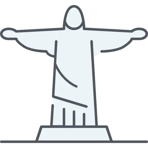 Outline of Christ the Redeemer Statue
