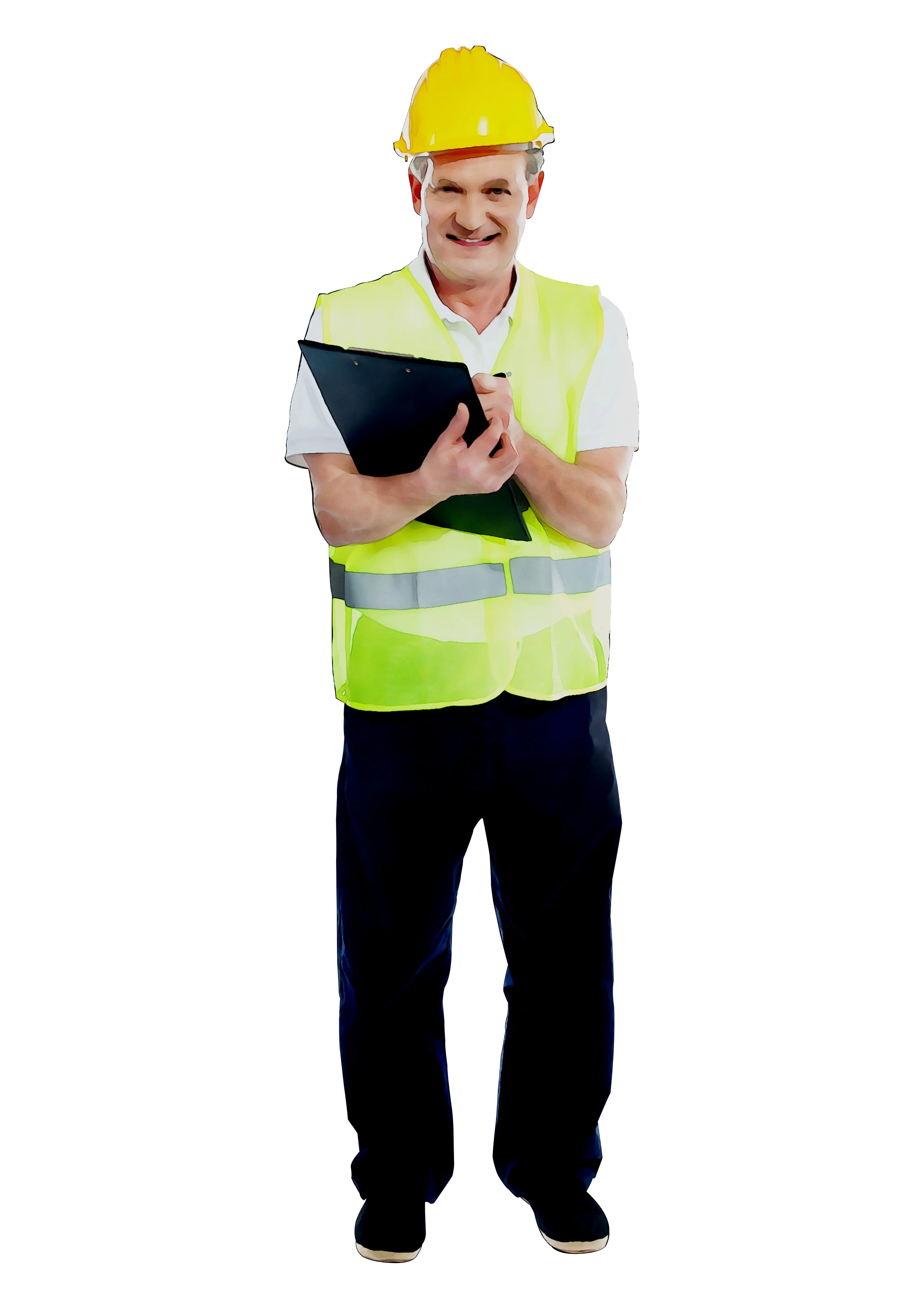 Construction Worker with Safety Gear
