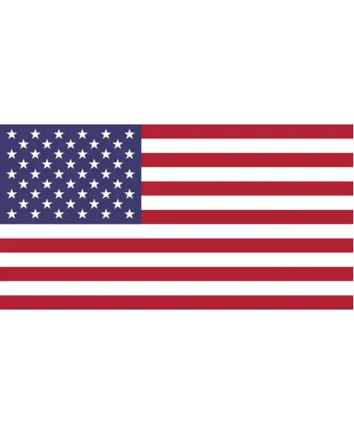 United States National Flag with Stars and Stripes
