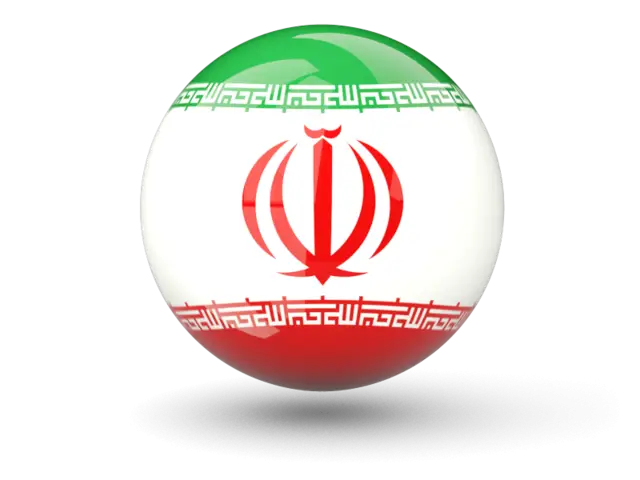 3D Sphere with Iranian Flag Design
