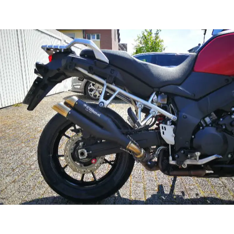Motorcycle with Exhaust