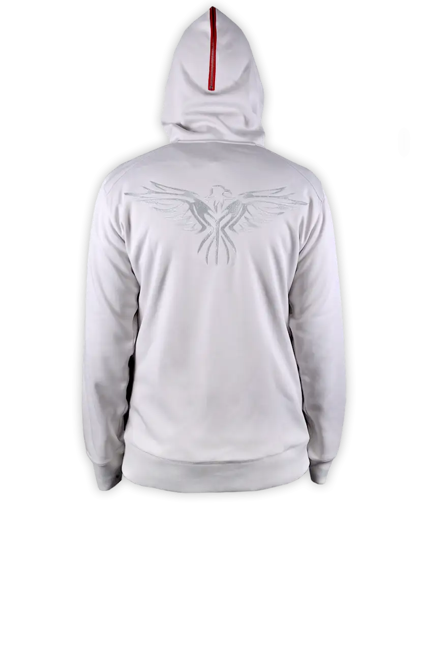 White Hoodie with Design