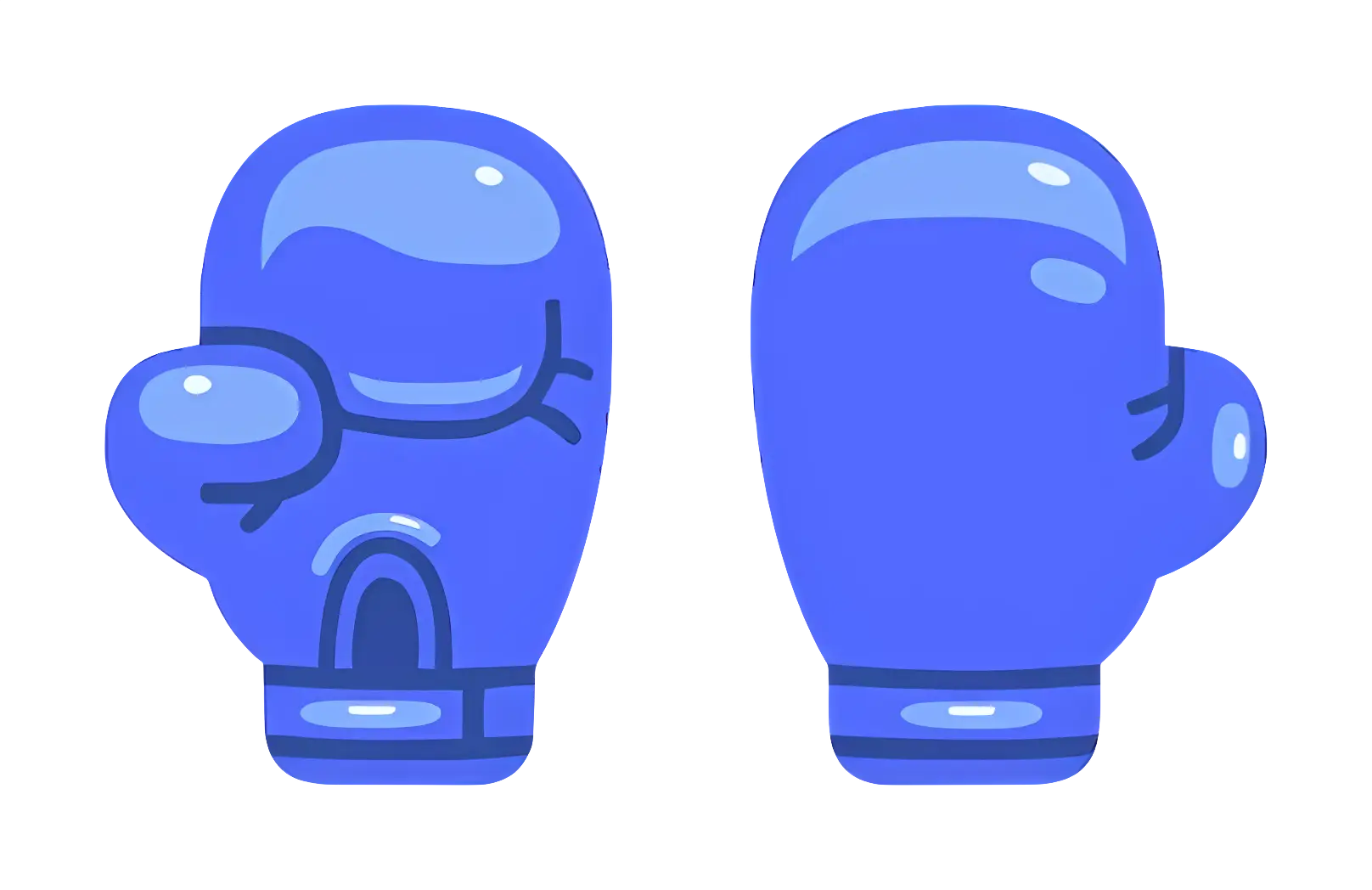 Blue Boxing Gloves