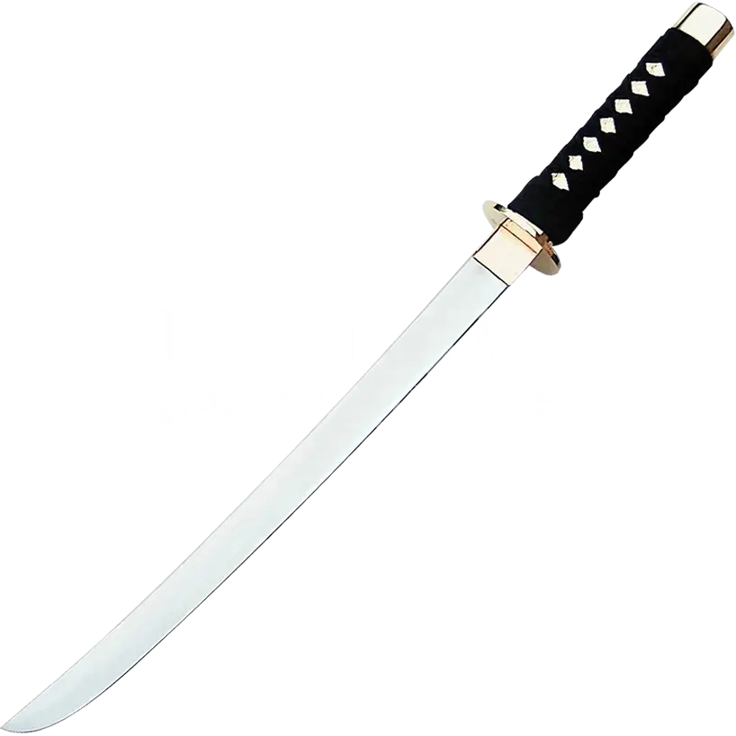 Black Handle Katana Sword