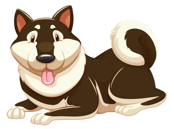 Happy Cartoon Dog
