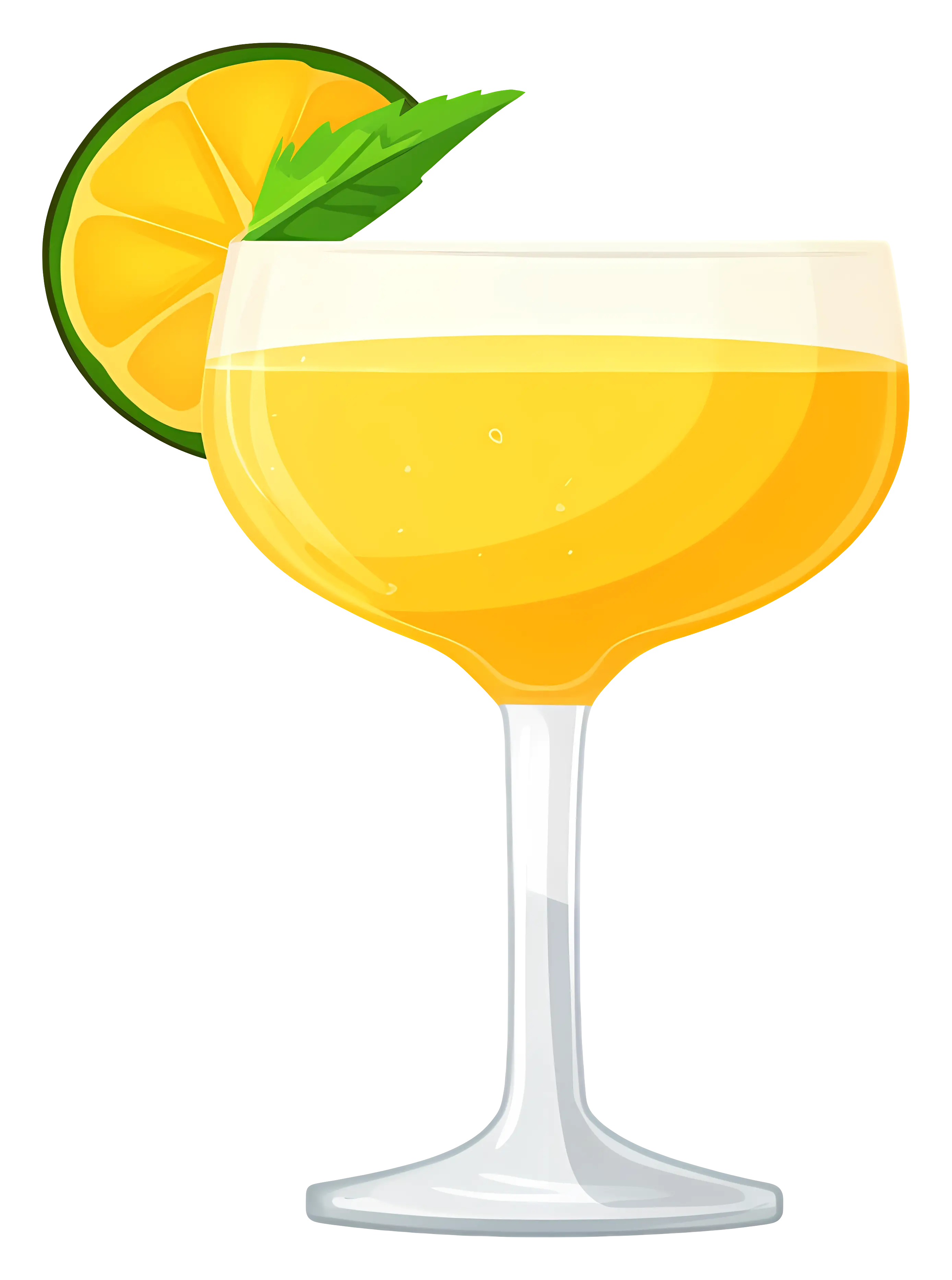 Orange Cocktail with Lime