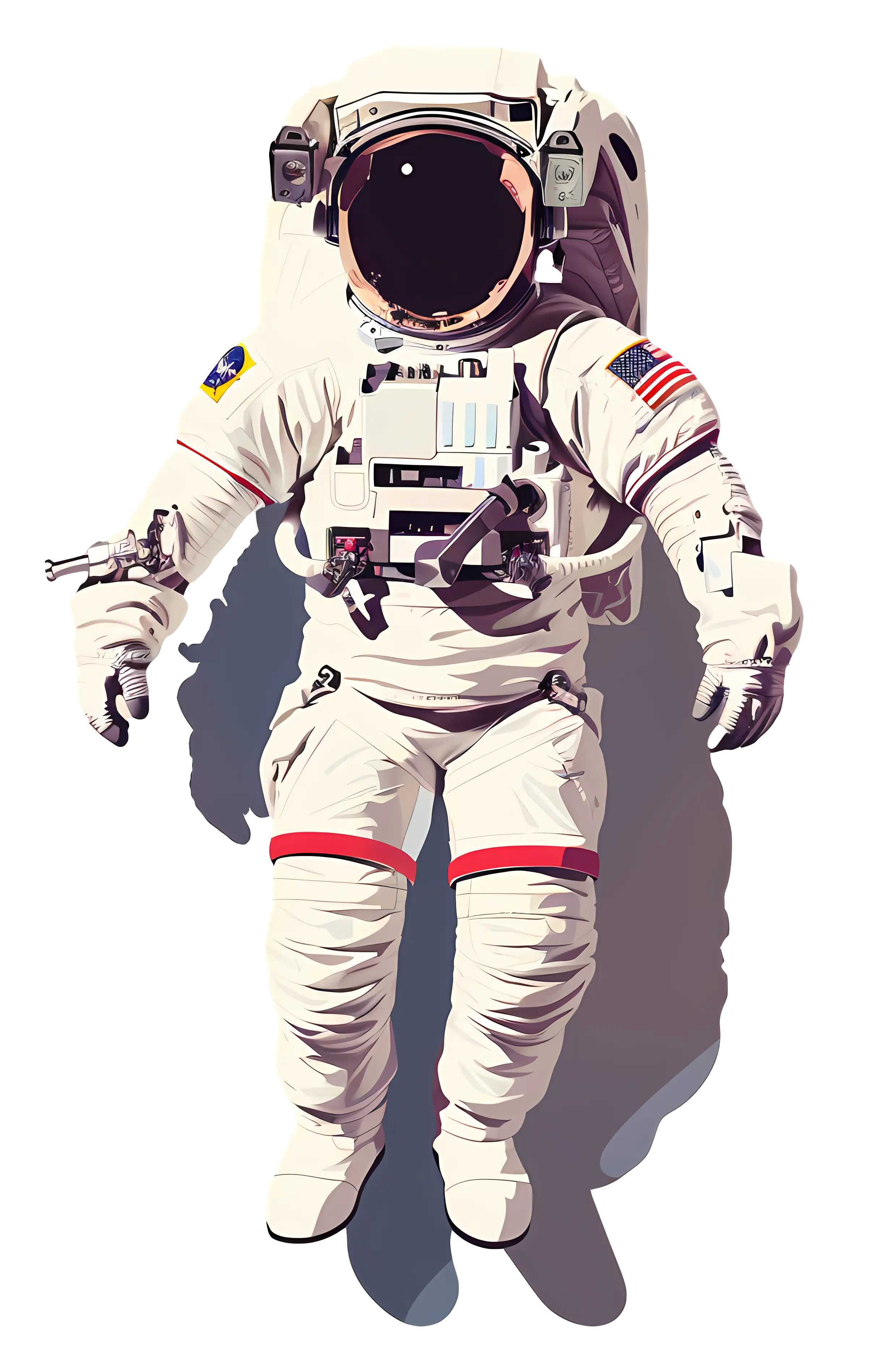 Astronaut in Spacesuit for Space Exploration