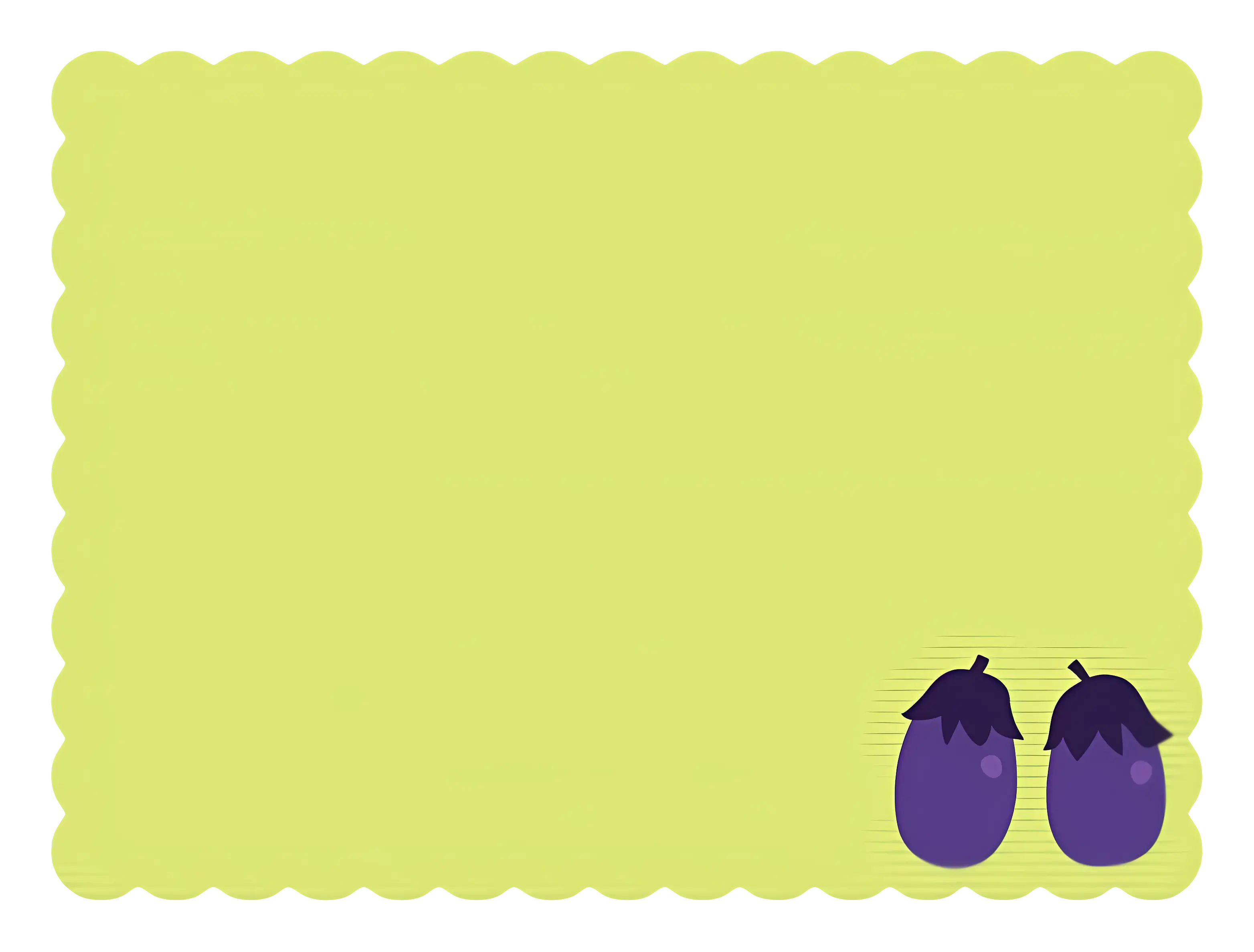 Eggplant Border