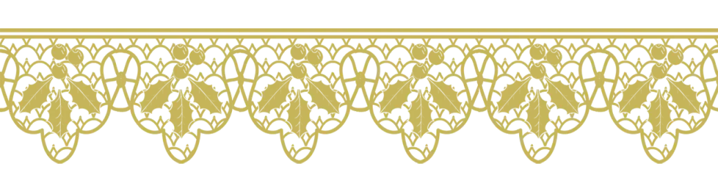 Golden Lace Border for Decoration