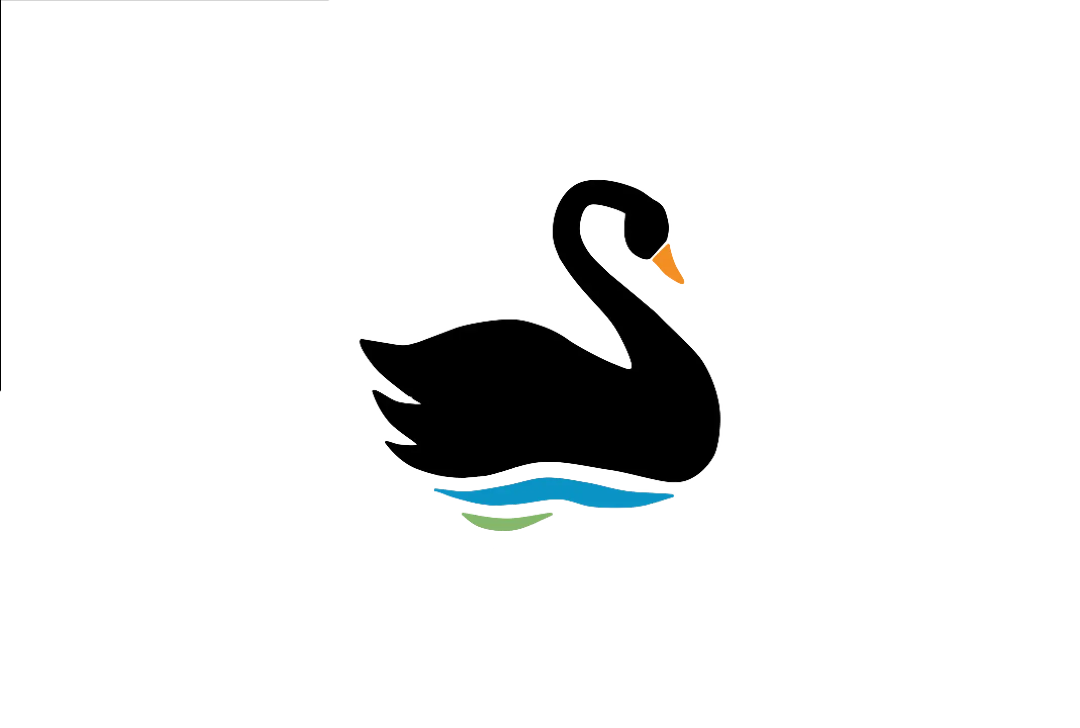 Black Swan on Water