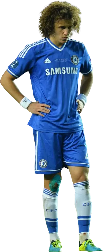 Football Player in Blue Uniform