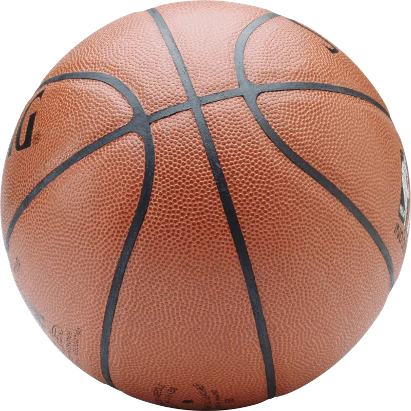 Classic Orange Basketball with Detailed Texture