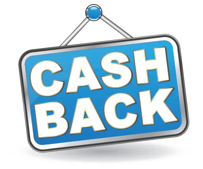 Blue Cash Back Sign