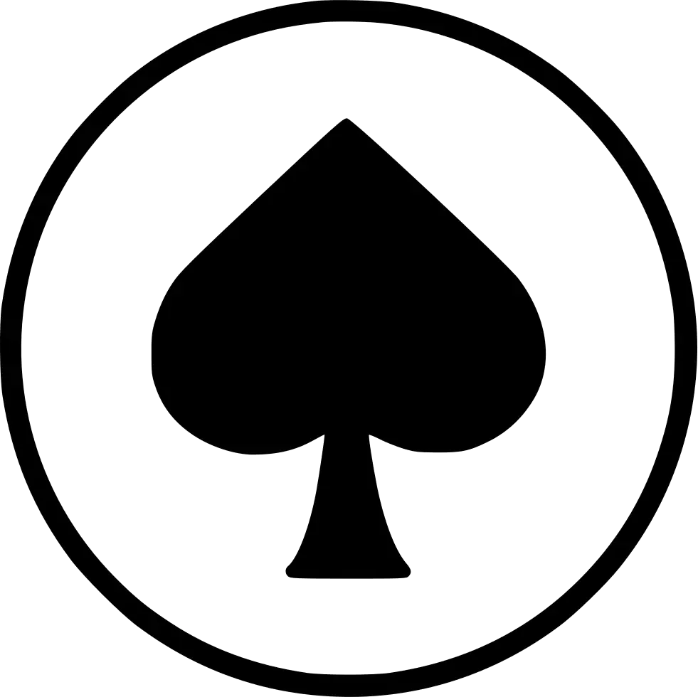 Black Spade Symbol Design