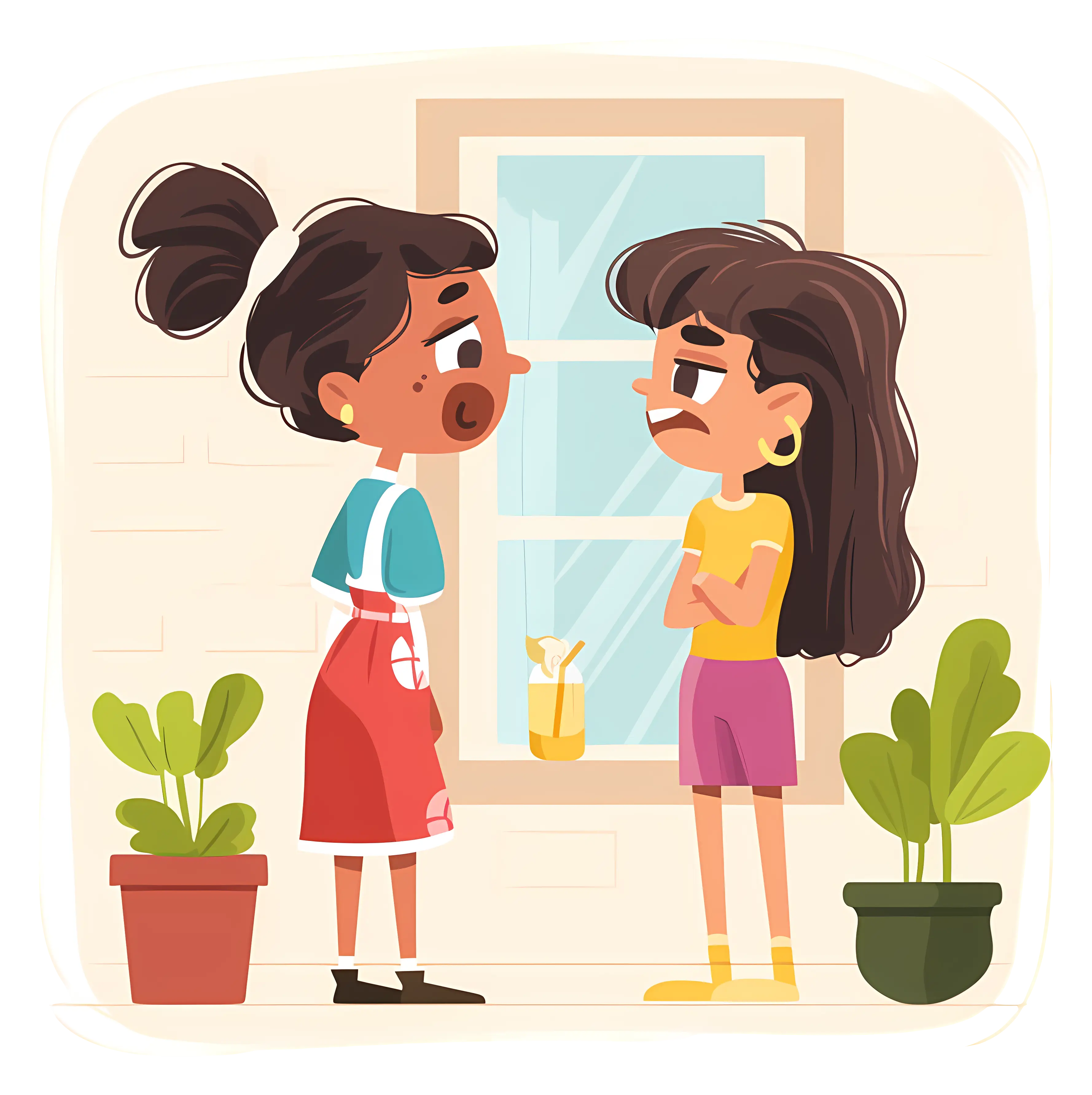 Two Women Talking