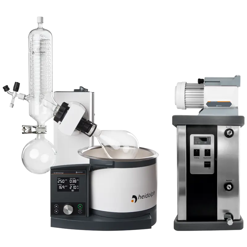 Laboratory Rotary Evaporator Setup