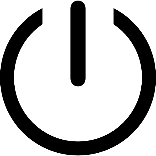 Power Button Icon Symbol