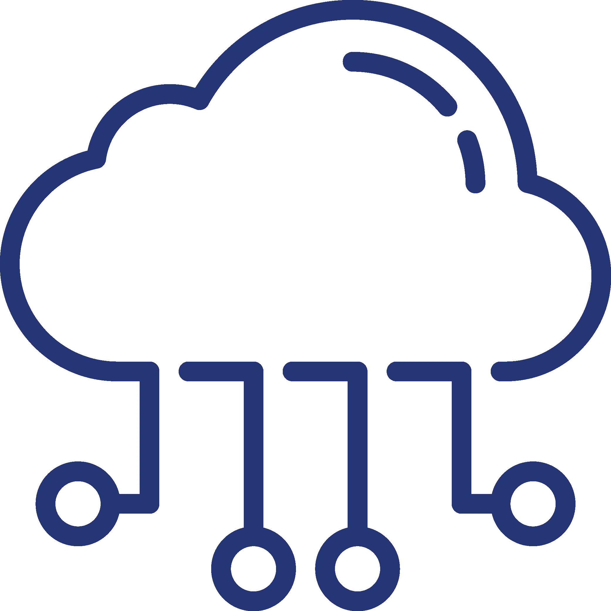 Cloud Computing Icon for Technology
