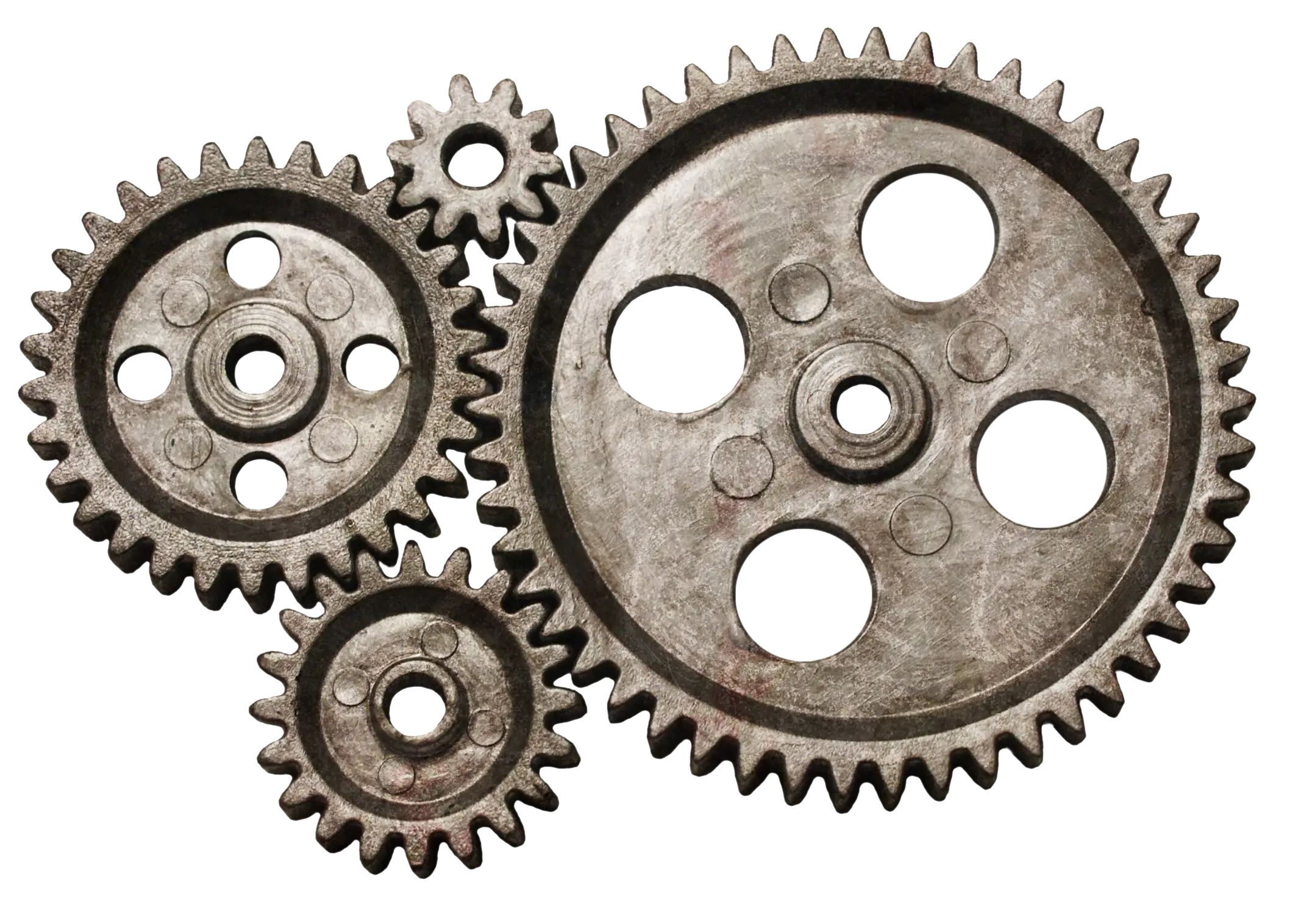 Metal Gears Used in a Machine Mechanism