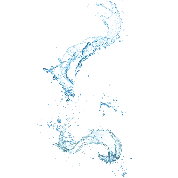 Abstract Blue Water Splash