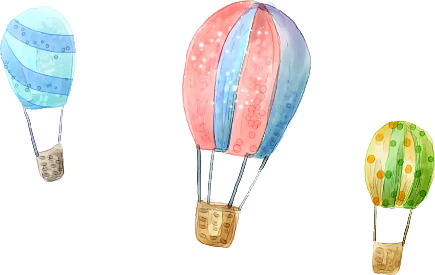 Colorful Hot Air Balloons in the Sky