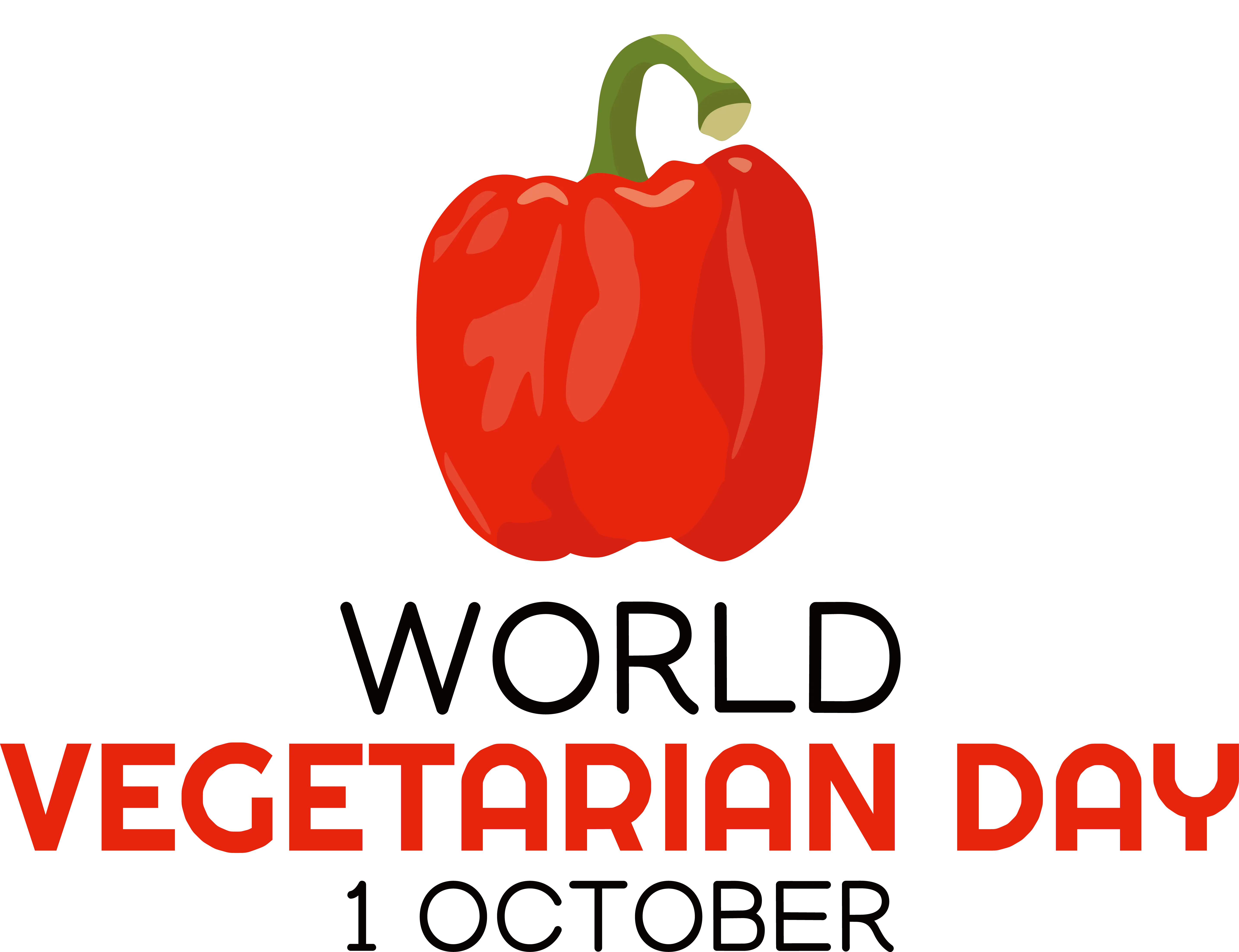 Red Bell Pepper for World Vegetarian Day Advocacy
