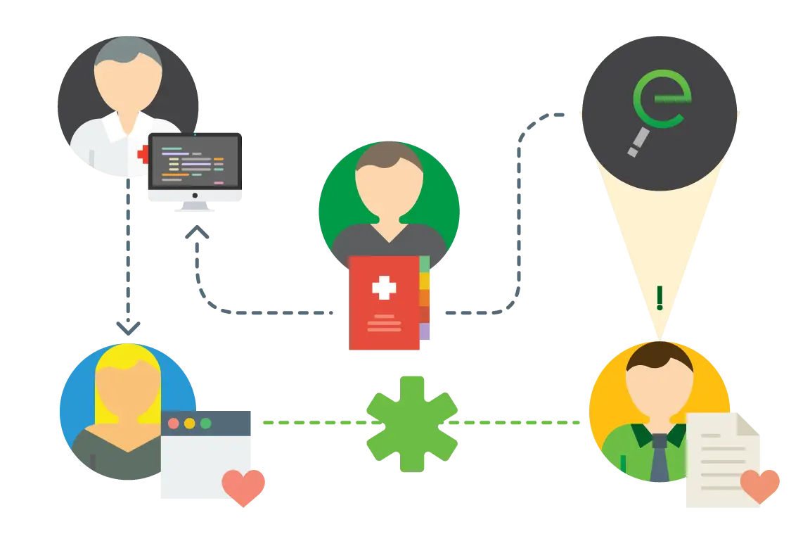Healthcare Network Illustration