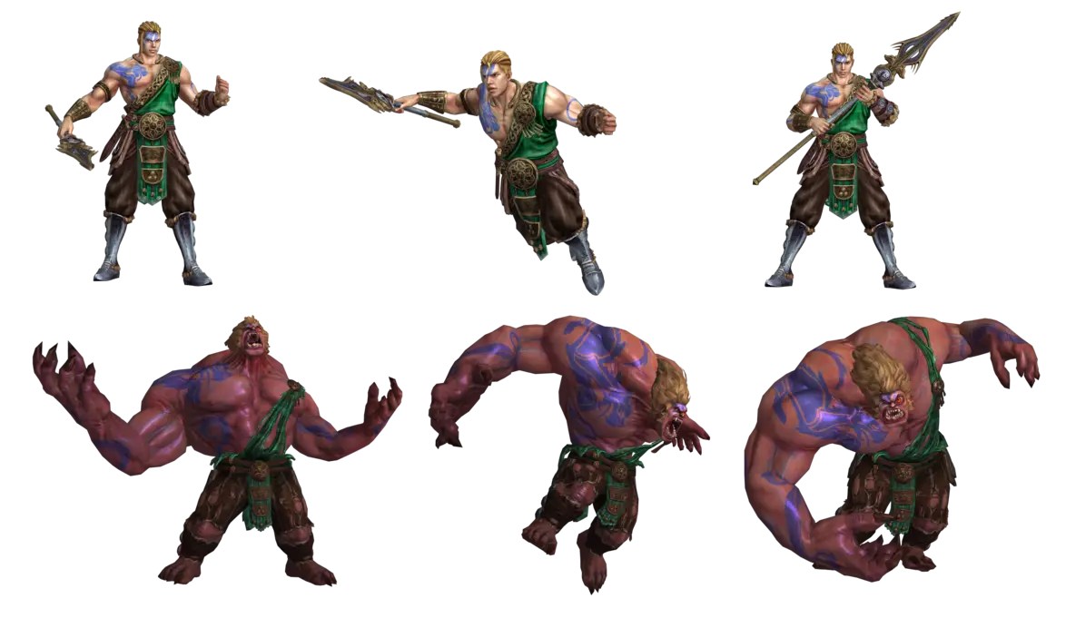 Fantasy Warrior Transformation
