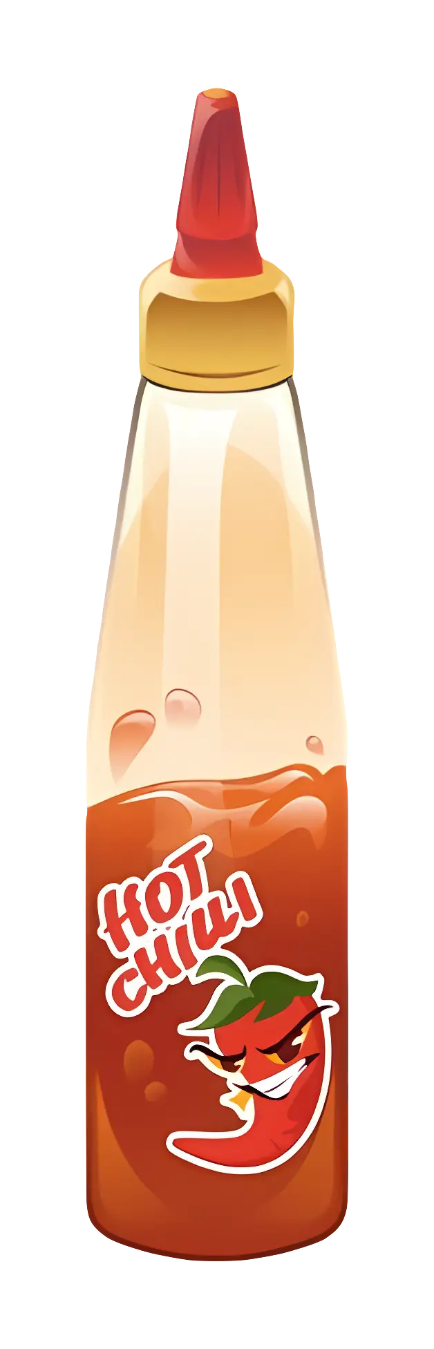 Hot Chili Sauce Bottle
