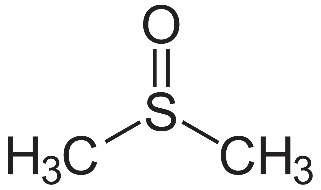Dimethyl Sulfoxide (DMSO) Chemical Structure