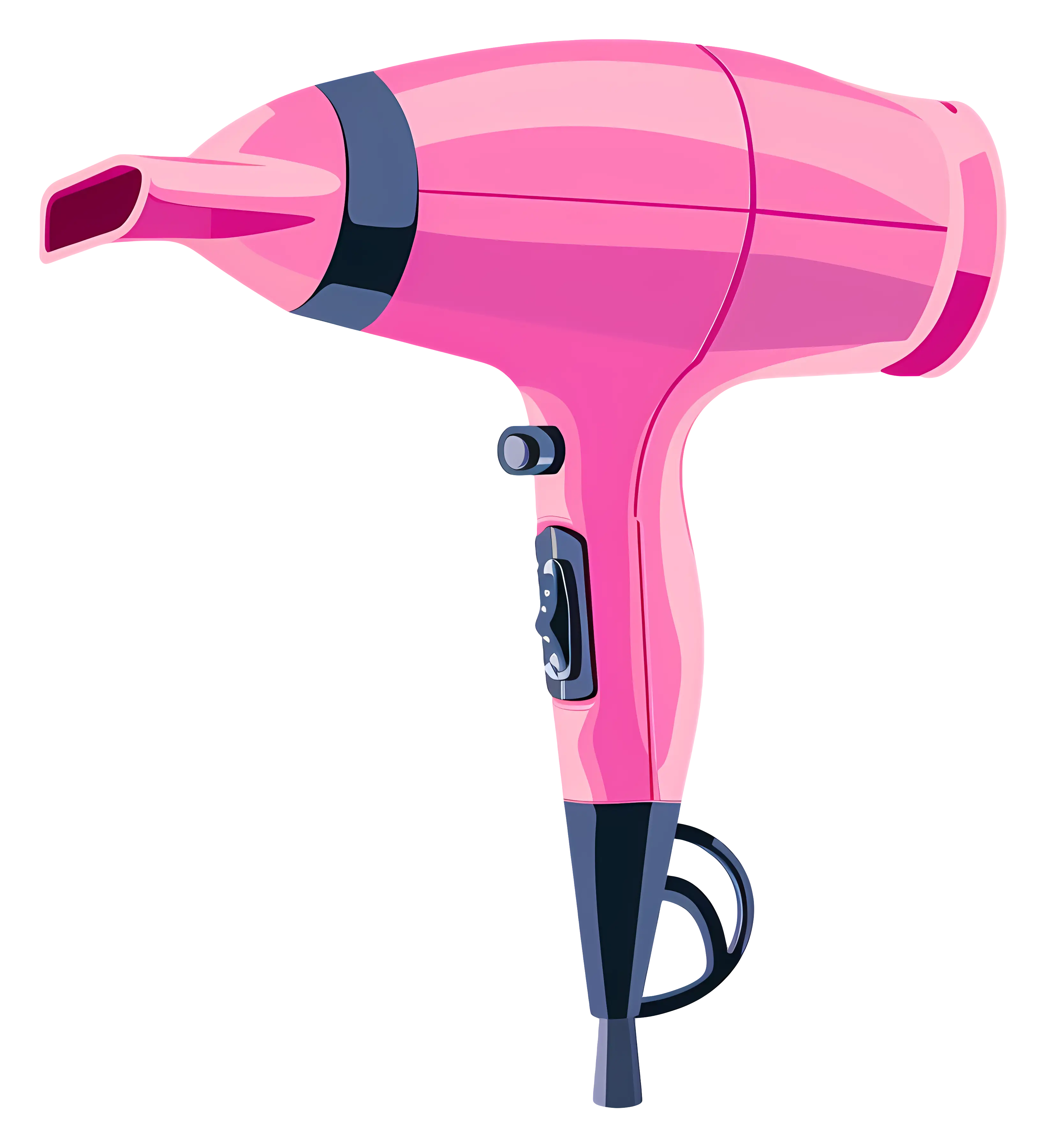 Modern Pink Hairdryer for Styling
