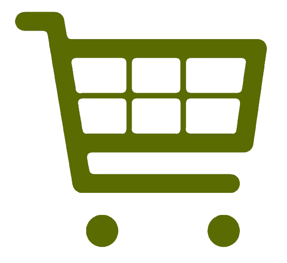 Simple Green Shopping Cart Icon