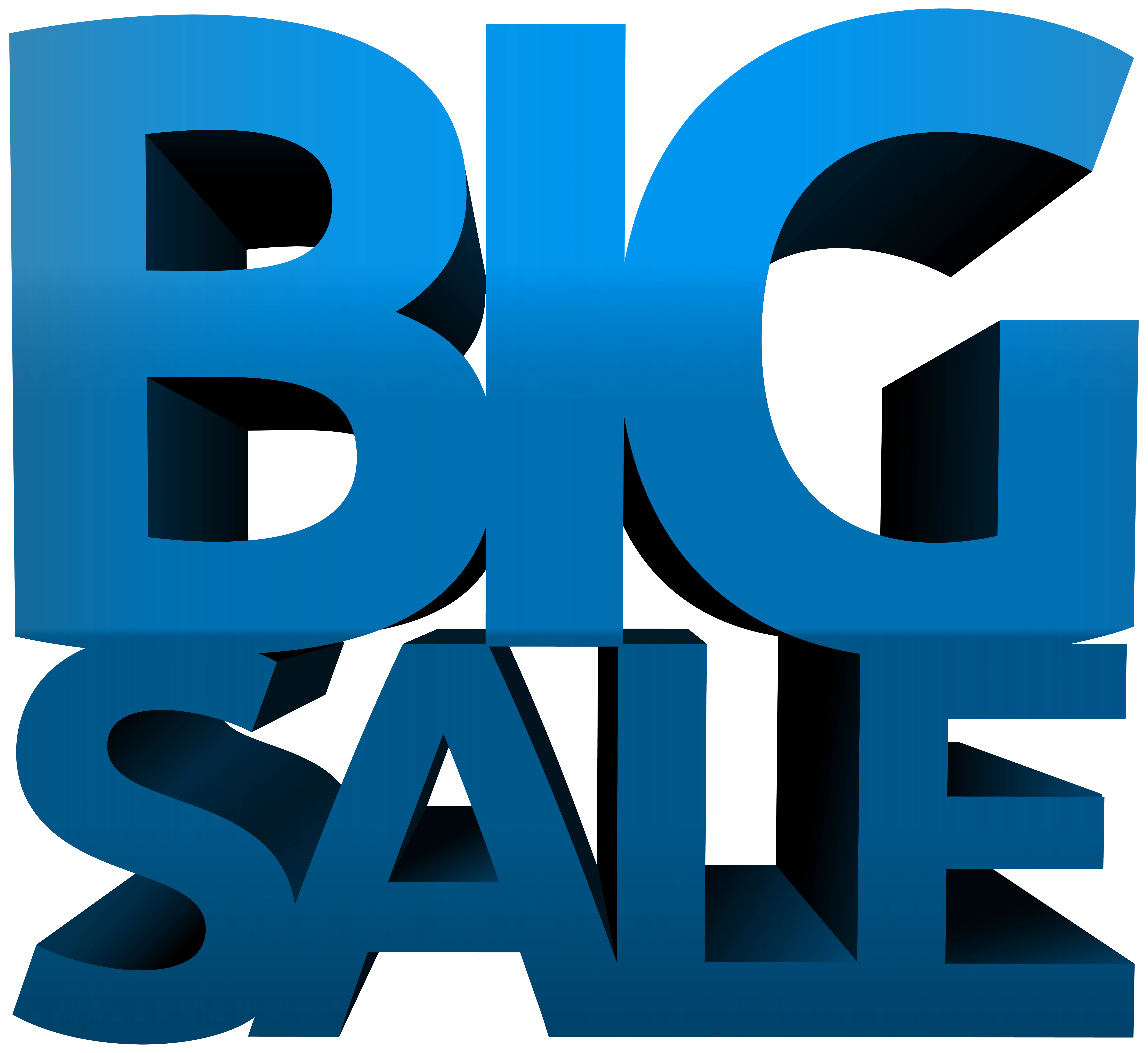 Big Sale Promotional Text Design