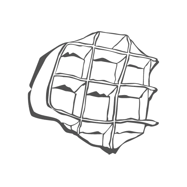Crispy Waffle Sketch