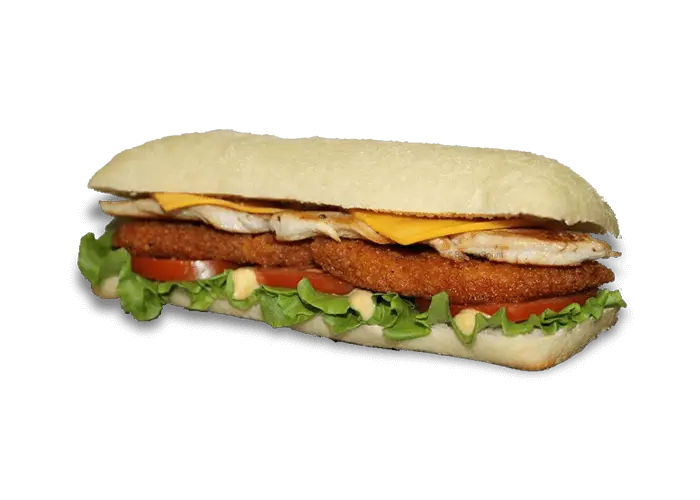 Sub Sandwich with Lettuce and Tomato