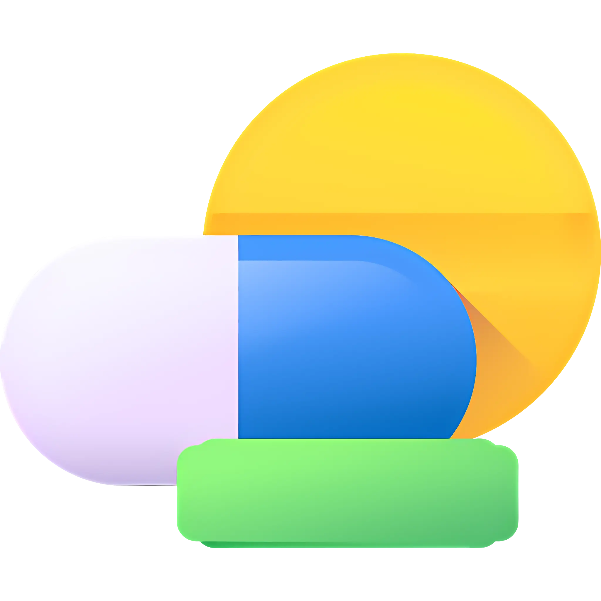 Colorful Pills Illustration