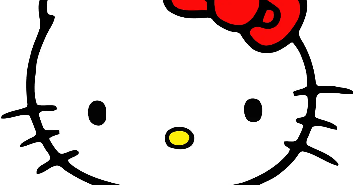 Cartoon Character with Red Bow