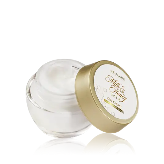Golden Lid Face Cream Jar