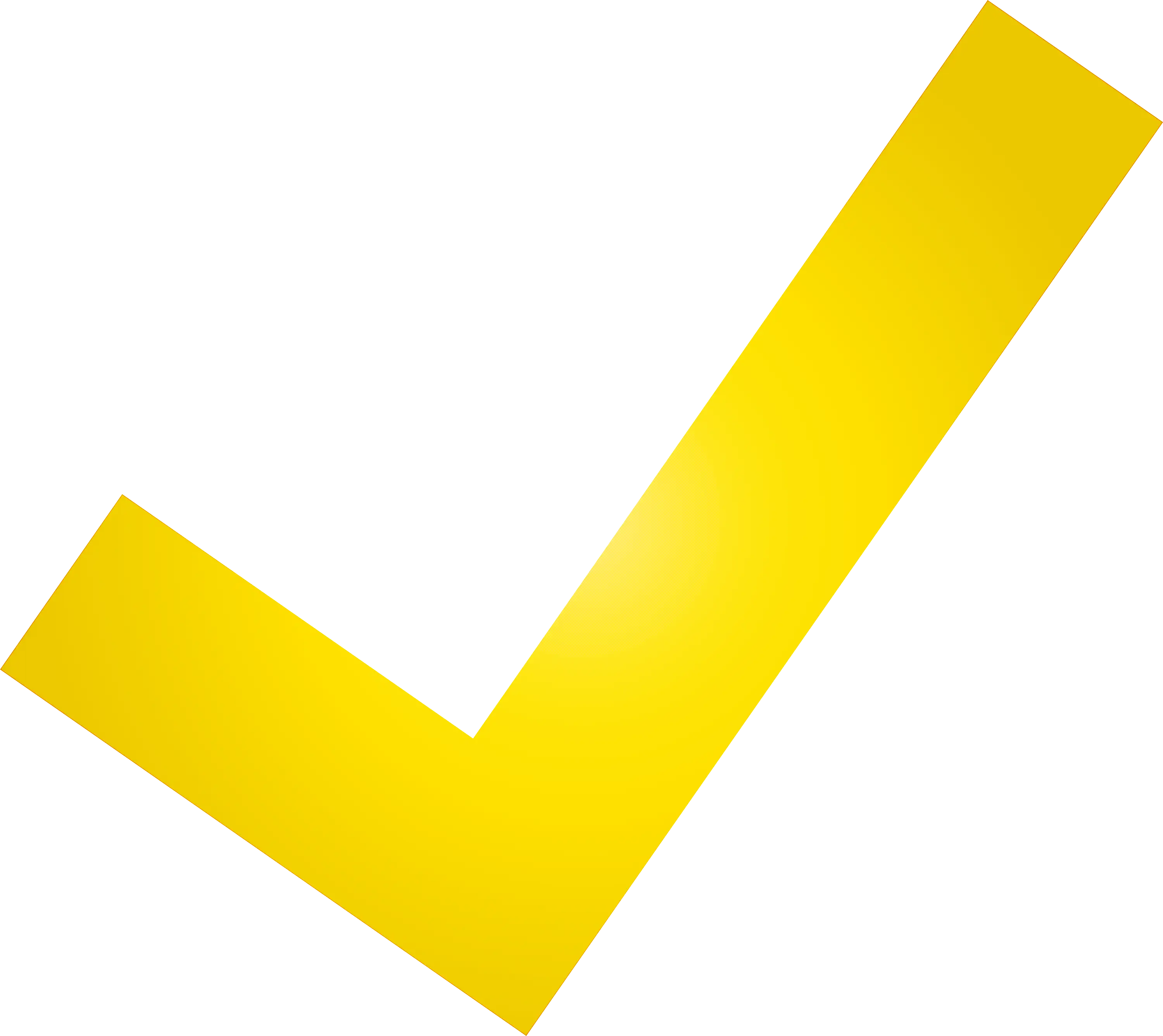 Yellow Checkmark Symbol