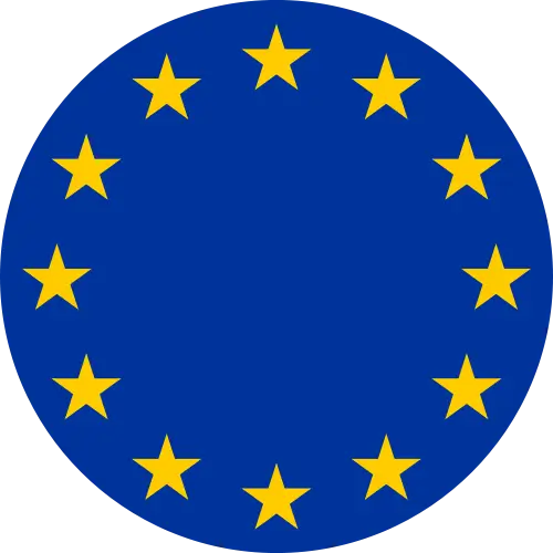European Union Flag with Stars