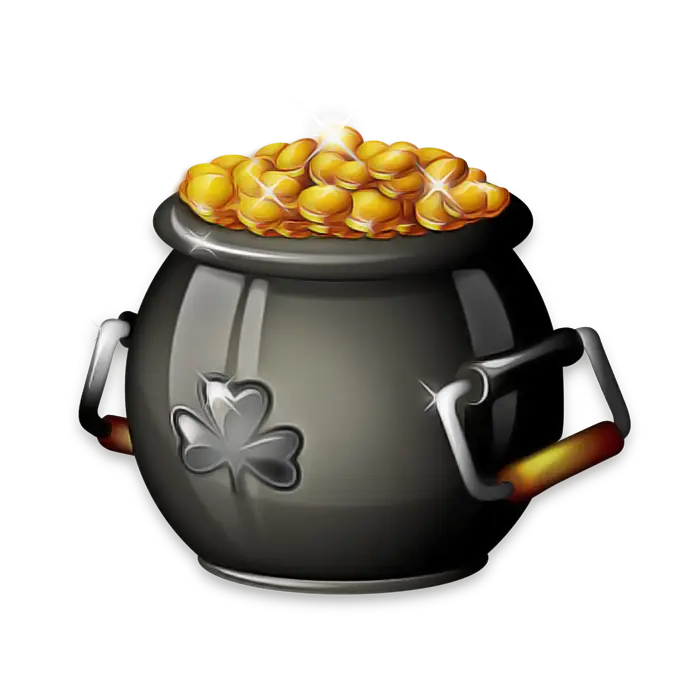 Magical Pot of Gold Illustration