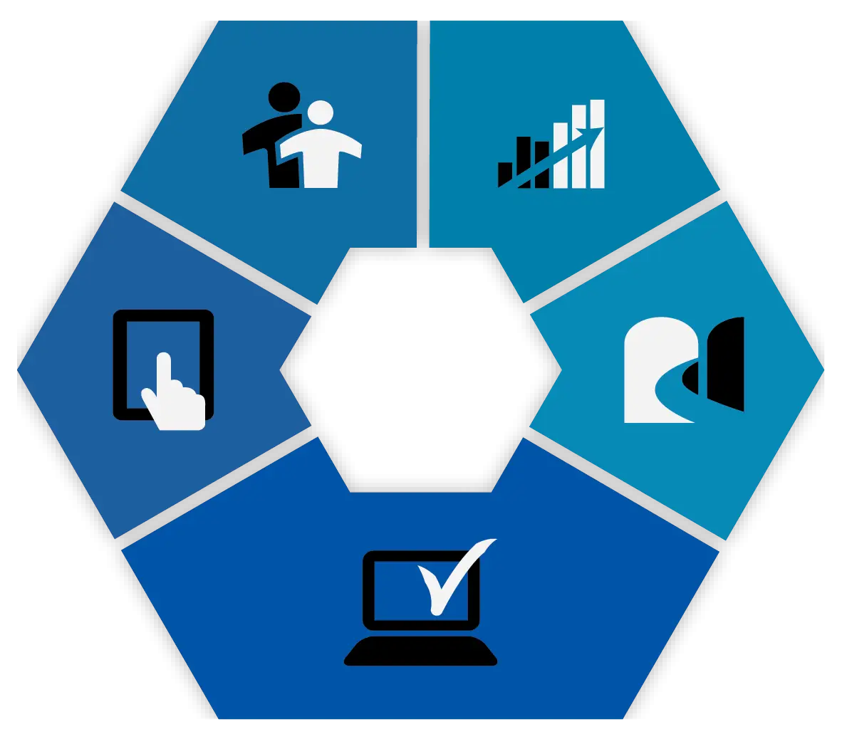 Hexagonal Infographic Diagram