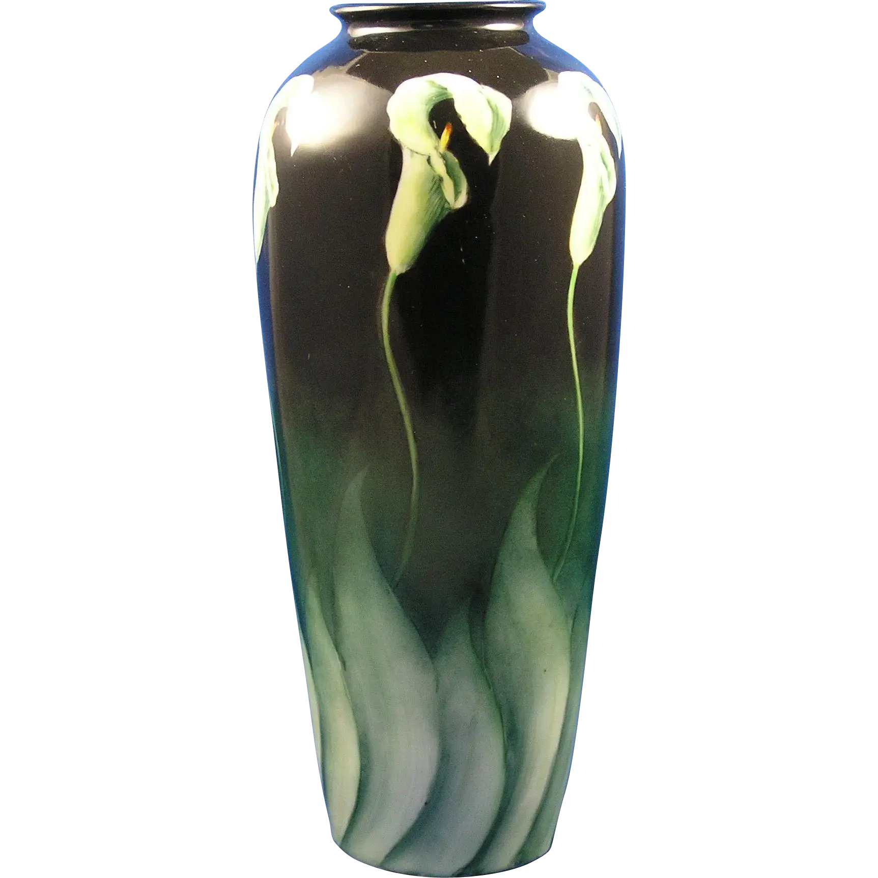 Decorative Ceramic Vase with Floral Design