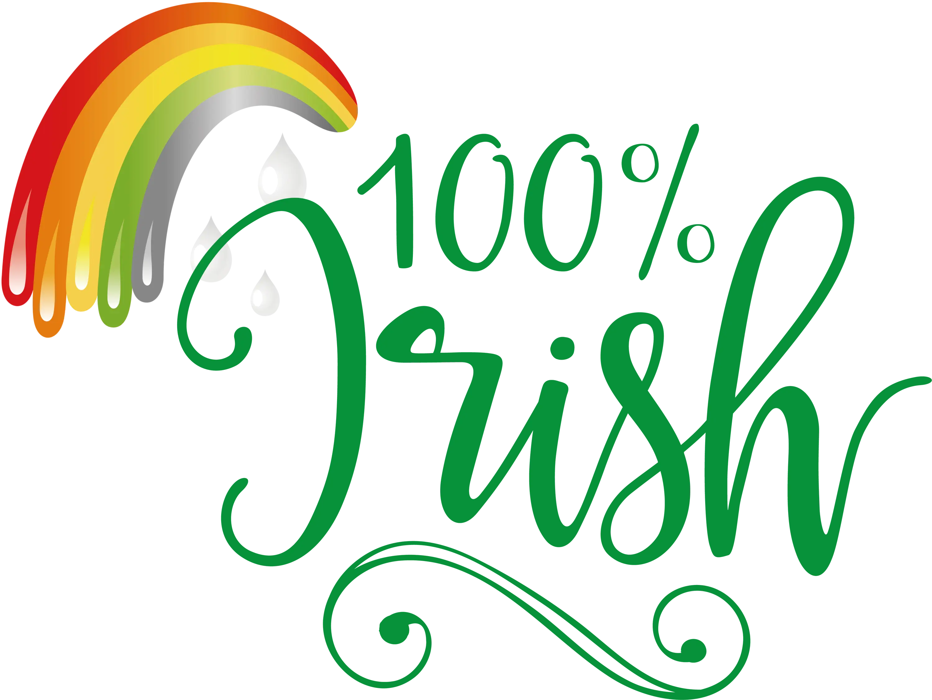 100% Irish with Rainbow